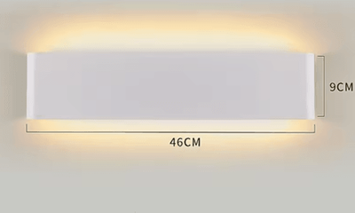Inspire Picks 28W 32W Smart LED Wall Lamp Bluetooth APP Controlled Dimmable Modern Indoor Wall Sconce white 32w tricolor Dimming