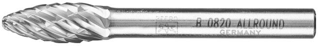 Fraise en carbure PFERD B 0820/6 ALLROUND (21001015)
