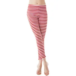 Leggings "Ringel", rot/weiß
