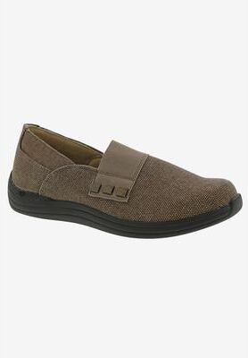 Women's Posy Flat by Drew in Tan Canvas (Size 10 M)