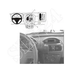 BRODIT 852855 ProClip Halterung - Opel Combo 2002 - 2009 / Opel Corsa 2001 - ...