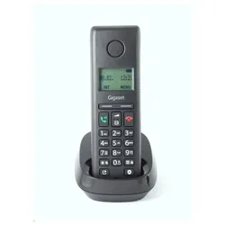 Gigaset Pure 200 schwarz / Schnurloses Festnetztelefon / 1,5" Display, Telefon, Schwarz
