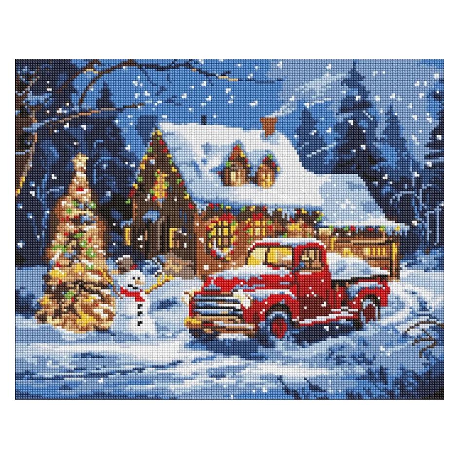 Ideyka Diamantmosaik - Neujahrswunder 40x50cm (AMO8101)
