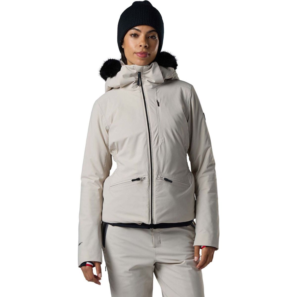 Rossignol W Snowdazzle Insulated Ski Jacket silver cloud (A43) S RLPWJ05 A4300S