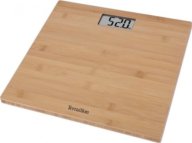 Terraillon Bamboo elektronische personenweegschaal - Bamboe - Max. 150 kg