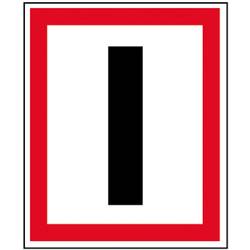 SafetyMarking 11.2698 Hinweisschild Brandmauer Aluminium (B x H) 200 mm x 250 mm 1 St.