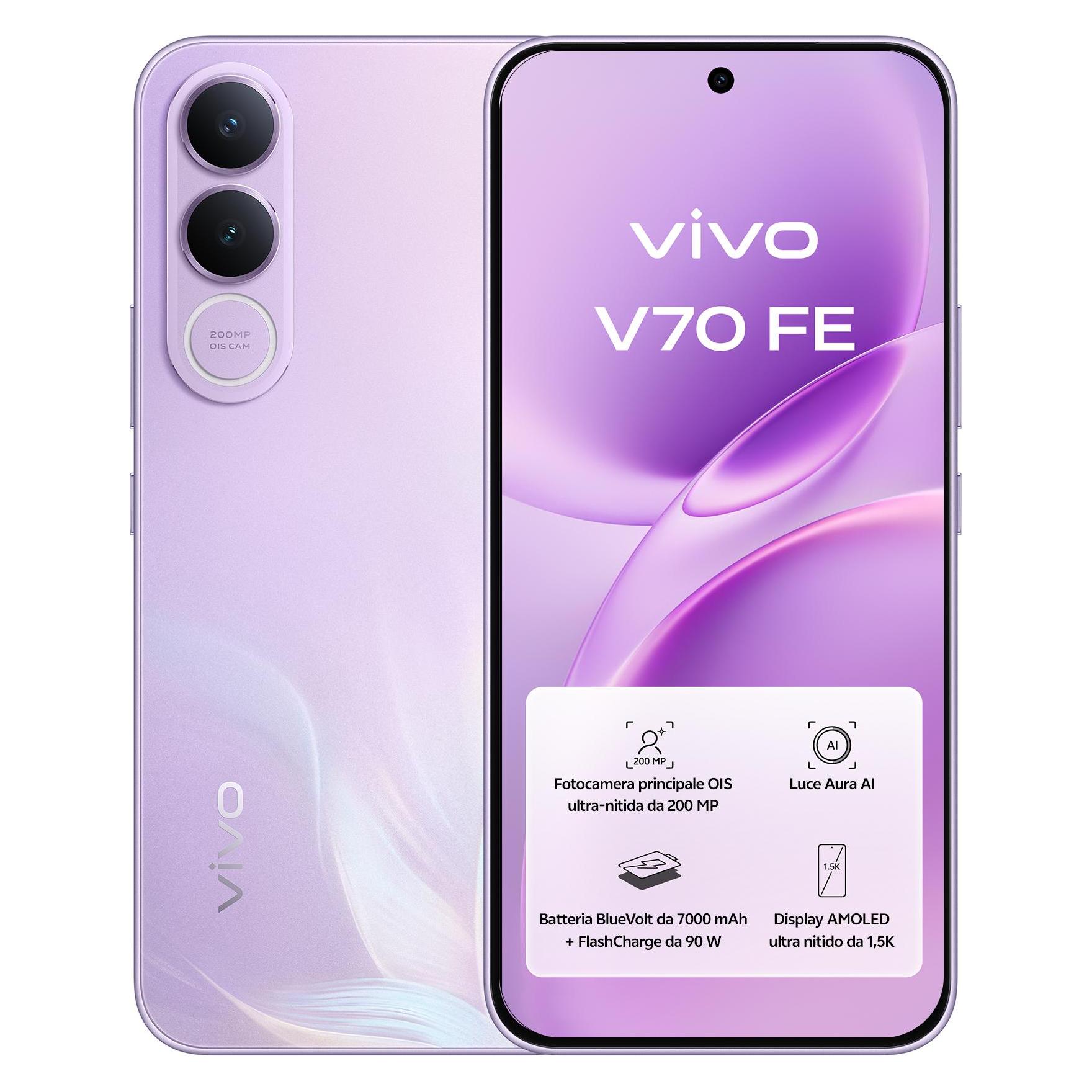 Vivo V70 FE 256 MUSE PURPLE 8+256GB (256 GB, Lila, Purple, Violett, 6.83", Dual SIM, 5G) (5673127)