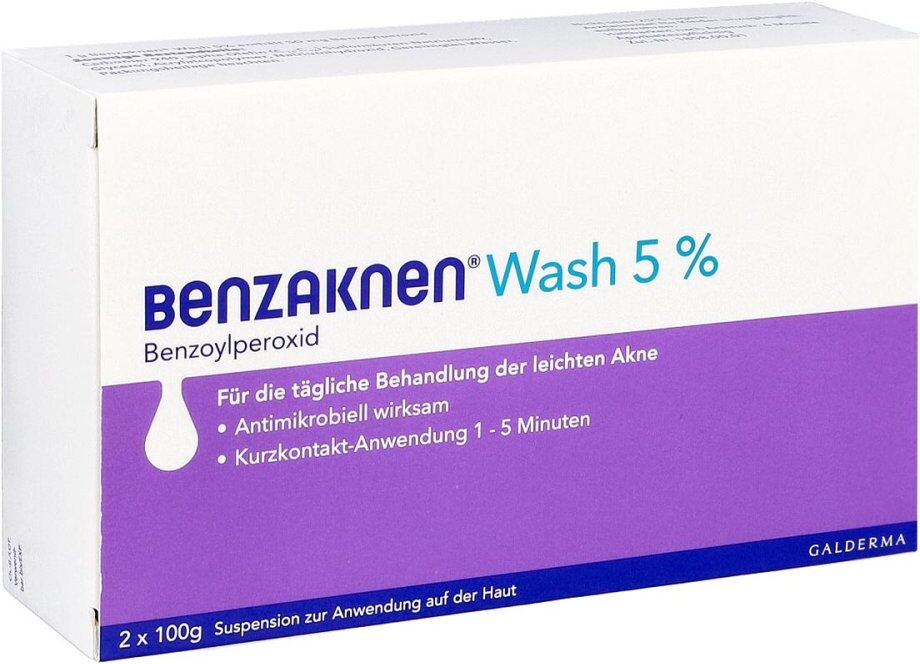 Benzaknen Wash 5% bei Akne