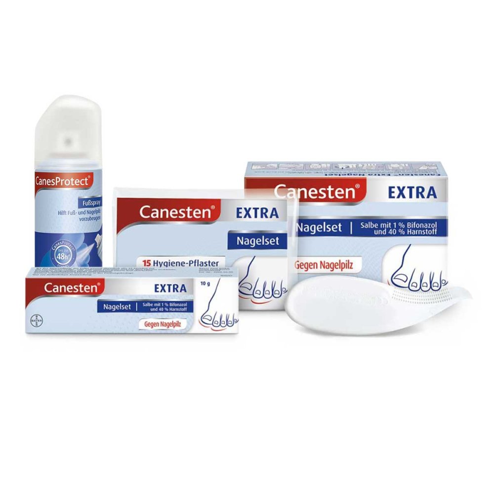 Bayer Vital GmbH Canesten Extra-Nagelset gegen Nagelpilz + CanesProtect Fussspray 08102061