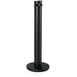 2x Durchmesser, Höhe 104 cm, Stahl, pulverbeschichtet, schwarz