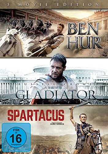 Stanley Kubrick - Ben Hur / Gladiator / Spartacus [4 DVDs] - Preis vom 11.10.2026 03:10:56 h