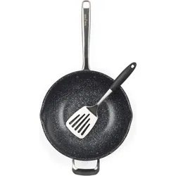 Salter BW13977 Megastone 30cm Multifunctional Pan, Pfanne + Kochtopf, Schwarz