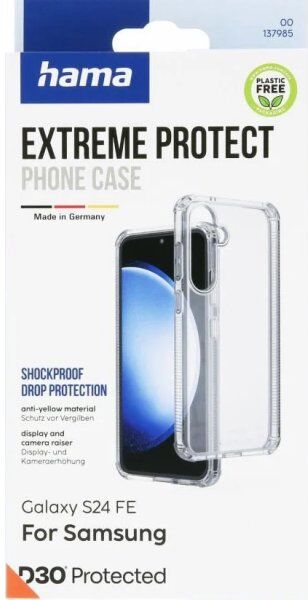 Hama Mobilcover Samsung Galaxy S24 Fe, Transparent