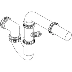 Grohe Siphon 42617 für Küchenspülen , 42617000 42617000
