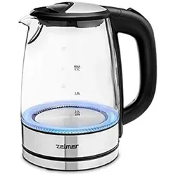 Zelmer ZCK8024 Wasserkocher, Wasserkocher, Schwarz, Transparent