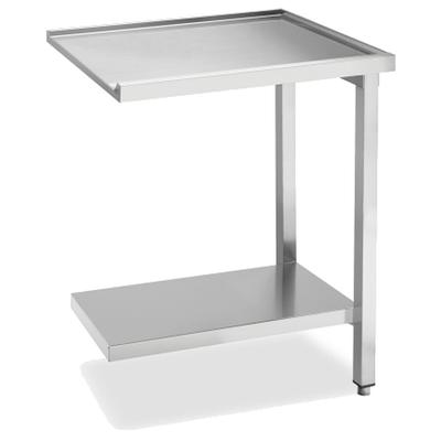KBS Gastrotechnik Ablauftisch Breite 70cm mit Grundboden ohne Aufkantung
