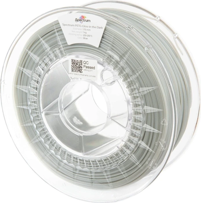 Filament Spectrum PET-G Glow In The Dark 1.75mm Blue 1Kg