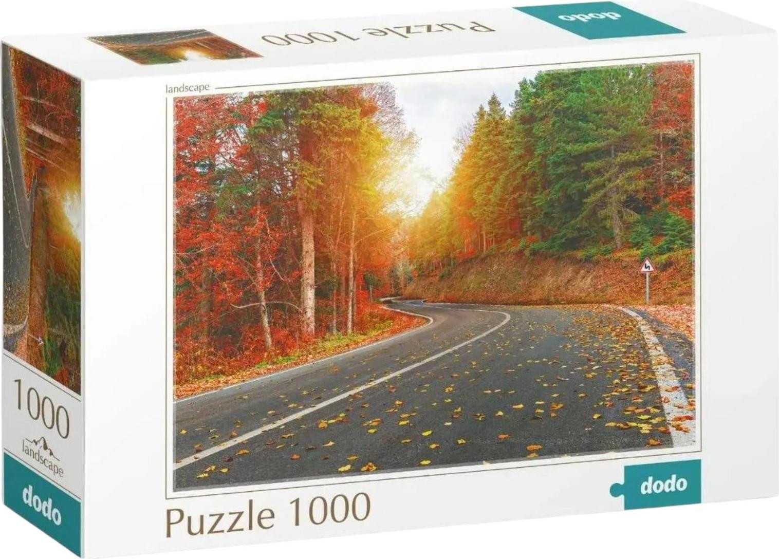Dodo Toys Herbstwald Puzzel met 1000 stukjes en herfstlandschap