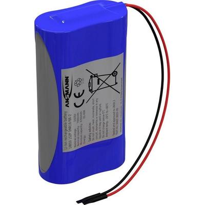 Ansmann 1S2P Akkupack 2x 18650 Kabel Li-Ion 3.6V 7000 mAh