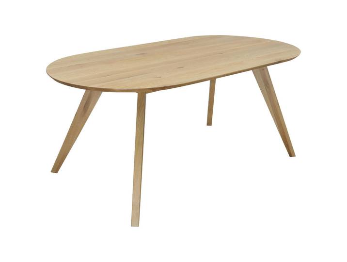 VanDerken Esstisch, Eiche, Holz, Eiche, vollmassiv, konisch, 90x75x180 cm, Esszimmer, Tische, Esstische