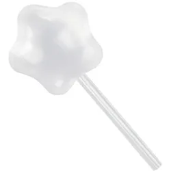 MONOUSO - Kunststoff-Pipette Stern für Fingerfood 3ml 5,5cm (100 Stück)