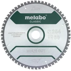 Metabo Sägeblatt multi cut - classic FZ / TZ 5 ° neg - Karton - 628285000