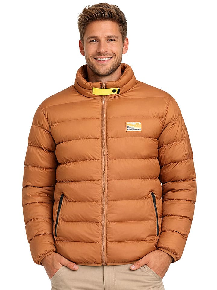 Geographical Norway Steppjacke "Avalanche" in Hellbraun - XL