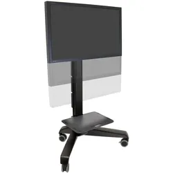 Ergotron Neo-Flex Mobile MediaCenter (Boden, Tisch, 65"), Monitor Halterung, Schwarz