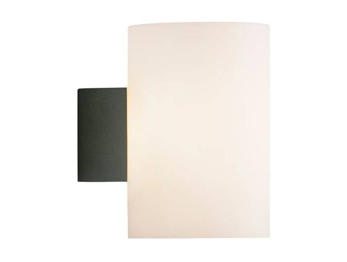 Herstal Applique murale Evoke grande Anthracite-verre opale