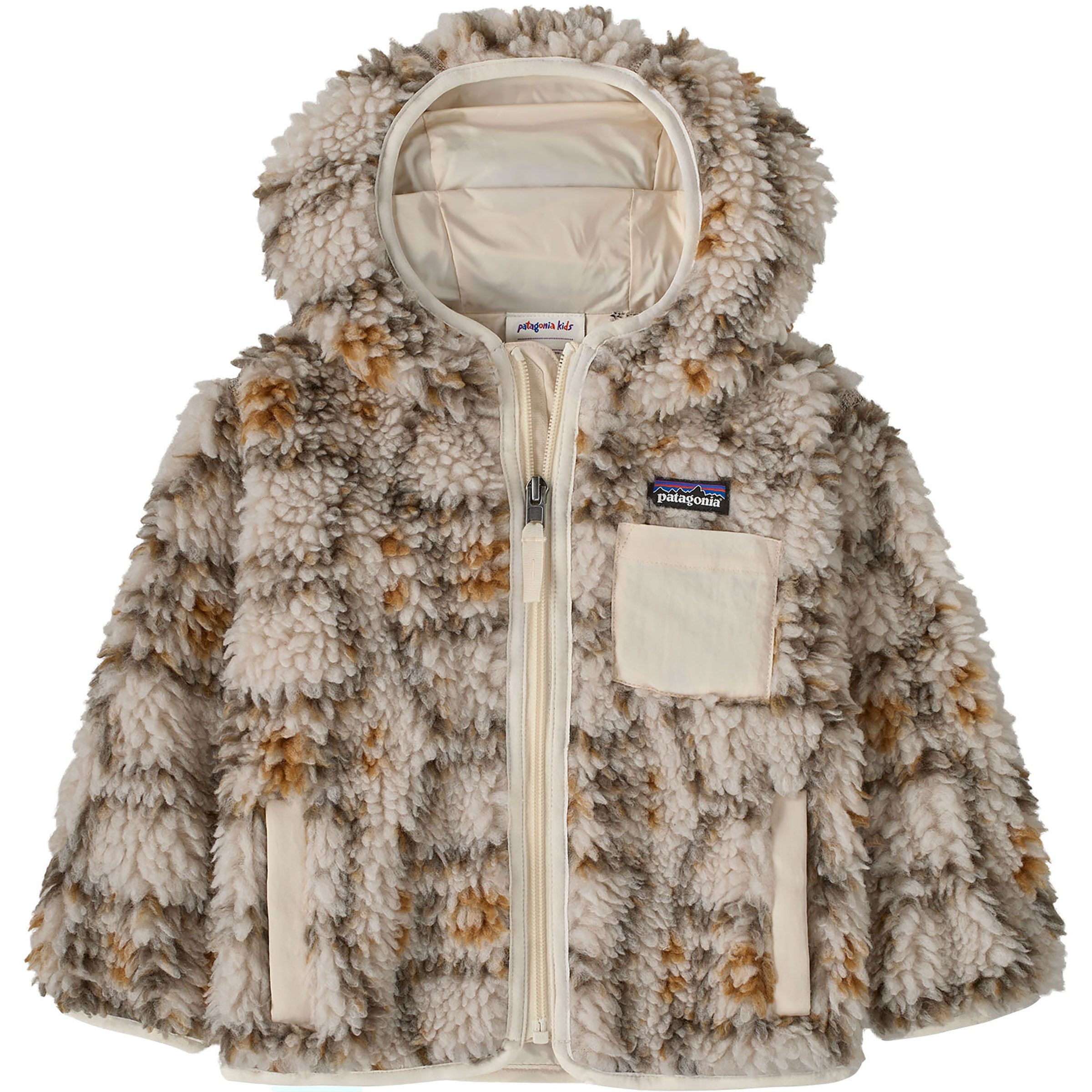 Patagonia Baby Retro-X Kinder Fleecejacke beige Größe 68 Lifestyle Windabweisend Wasserabweisend