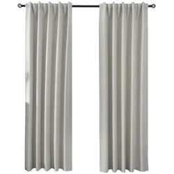 VORHANG 2ER SET BOSTON DARK HxB 175x140 cm Creme