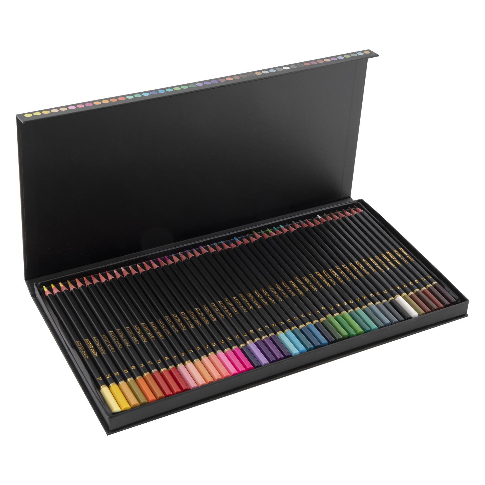 Craft Colouring pencil set 46 pcs in box with magnet (46x) (CR0500/NT)