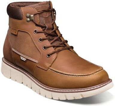 Nunn Bush Karnak Moc Toe Lace Up Boot - Mens 9.5 Tan Boot W