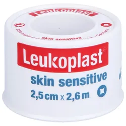 Leukoplast Skin Sensitive 2,5 cmx2,6 m m. Schutzr.