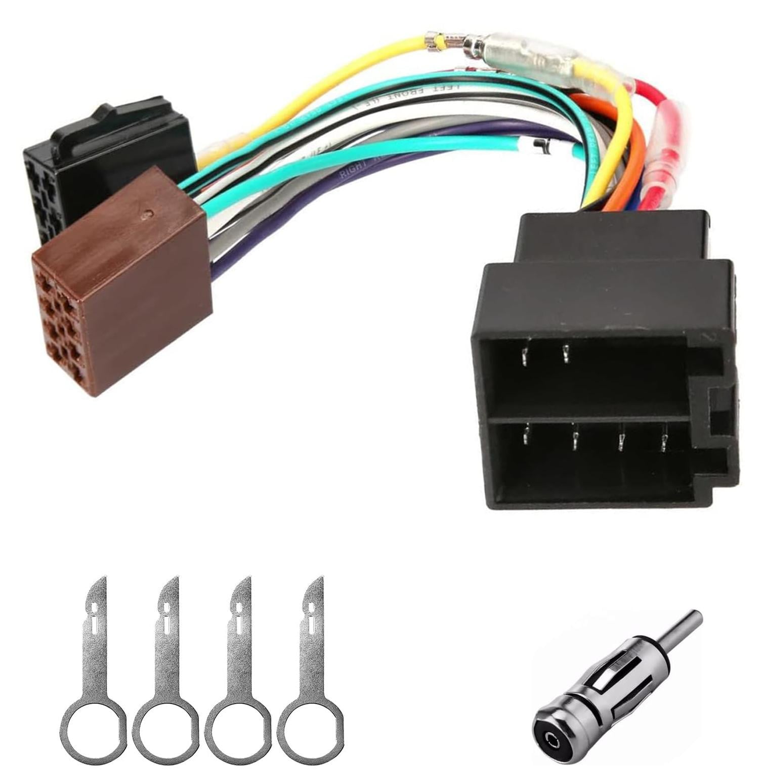 Dripio ISO-adapter met 16 aansluitingen, antenneadapter en 4 demontagetools