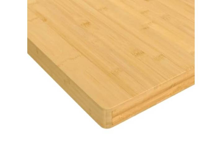 KTHLBRH Tischplatte 60 x 60 x 4 cm aus Bambus Abgerundete Kanten, leicht zu reinigende Lackoberfläche, für Hotel, Restaurant, Bar