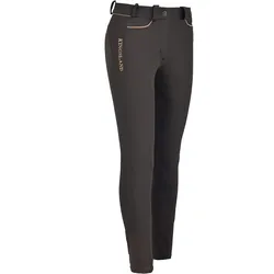 Kingsland Damen Reithose Kessi green black oder schwarz Silikon Vollbesatz 4-Wege-Stretch, Damengröße: Größe 44, Farbe: black onyx