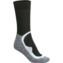 James & Nicholson Unisex Sport Socken lang JN211 black/black 39-41