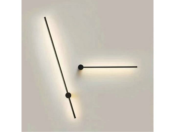 Simple Moderne LED Lampes Murales Noir Blanc Salon Salle D'étude Chambre Chevet Couloir Couloir Salon Hall Lampes Éclairage Intérieur
