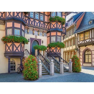 CALVENDO Puzzle Rathaus Wernigerode | 1000 Teile Lege-Größe 64x48cm Foto-Puzzle für glückliche Stunden
