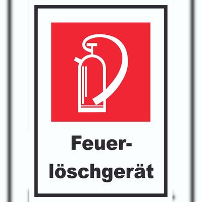 HB-Druck Feuerlöschgerät Schild A4 (210x297mm)