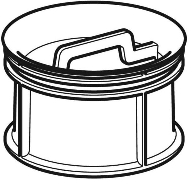 Tauchrohr 30 mm, zu Geberit 243569001 Duschwannenablauf d90