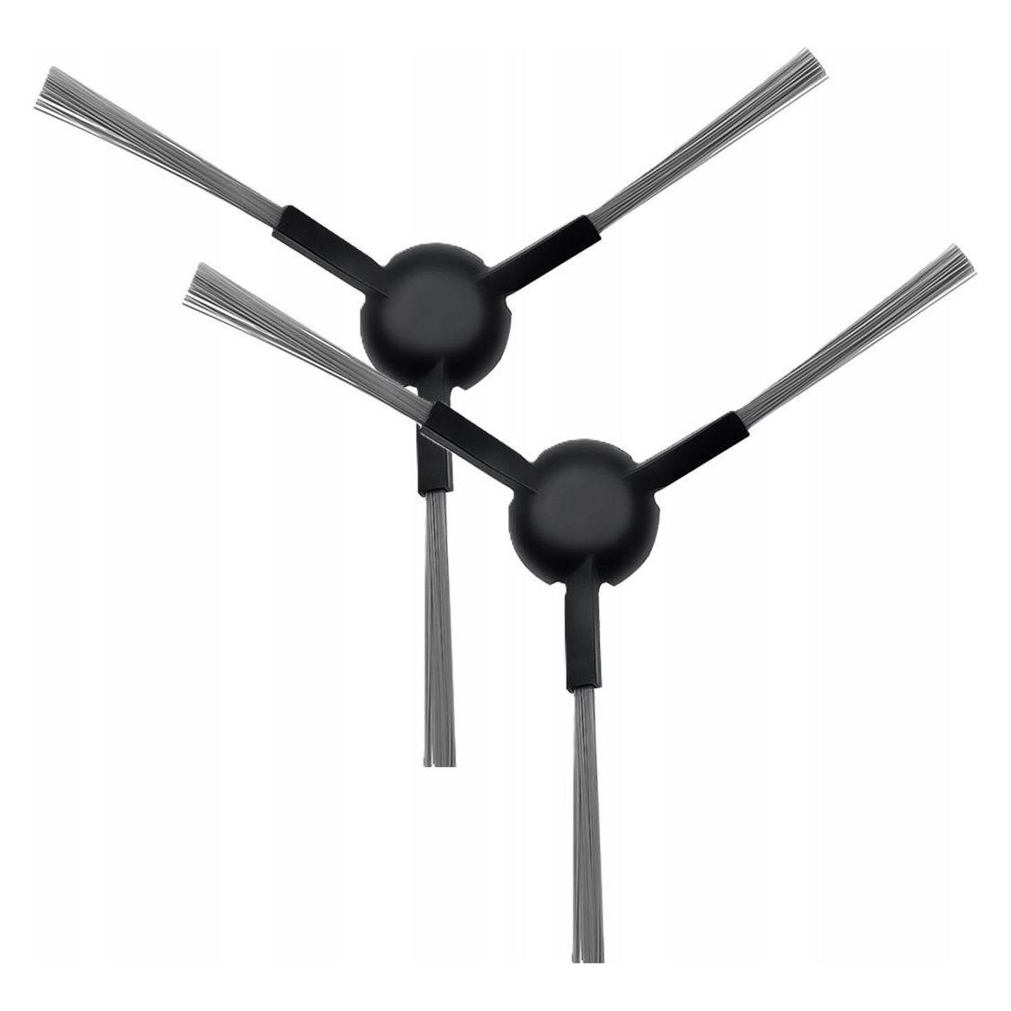 JET Tools 2x Szczotka Szczoteczka Boczna Czyszcząca Do Dreame Bot L20 L10s Ultra D10+ / Czarny (JETTOOLS)