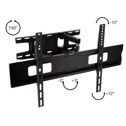 Neuer Wandhalter für Fernseher Monitor PLA67-466 37-70" 75x75 100x100 200x200 400x400 600x400 TV Schwarz