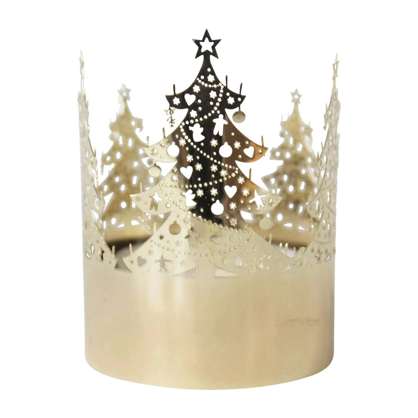 Pluto Design Mini waxinelichtjeshouder Kerstboom Ø4,5 cm