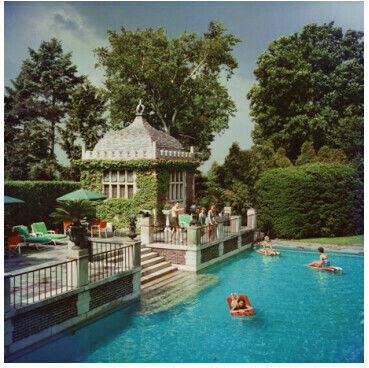 Slim Aarons Family Pool