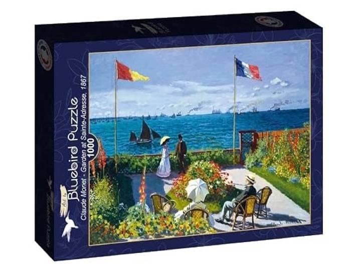 Bluebird puzzel Claude Monet - Garden at Sainte-Adresse, 1867 - 1000 stukjes