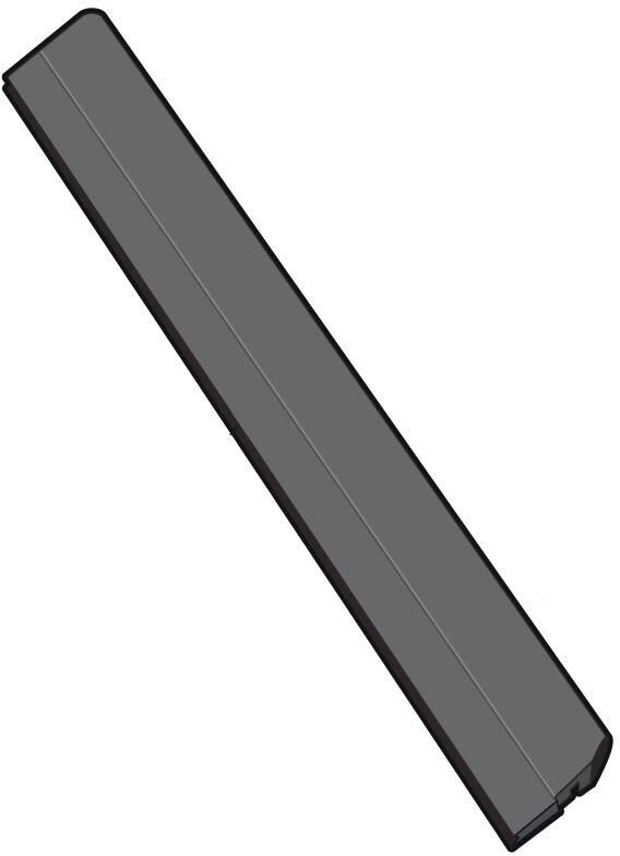 ZACK JAZ replacement squeegee for bath wiper 40082 and 40083 Art. 940082G