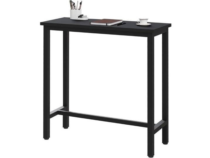 Table de Bar WOLTU - Table Haute - Table bistrot Industriel - 100x40x100cm - Noir W0ATT0831