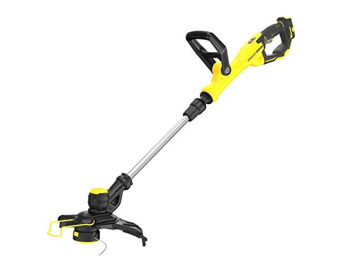 STANLEY FATMAX Coupe-bordures à batterie Lithium\, largeur de coupe 33 cm\, vitesse réglable\, double poignée 18 V 4\,0 Ah\, SFMCST933M1-QW